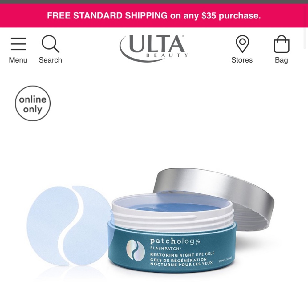 Patchology Flashpatch Restoring Night eye gels